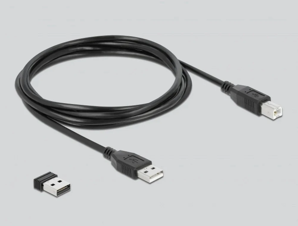 DLC DeLOCK 90562 brūkšninių kodų skaitytuvas Rankinis brūkšninių kodų skaitytuvas 1D/2D CMOS Juoda