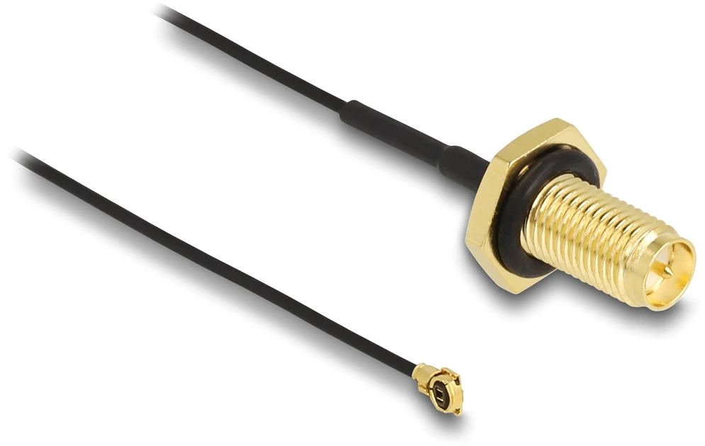 Delock Kabelis antenowy RP-SMA Lizdas do MHF I Wtyk 1.13 35 cm (88383)