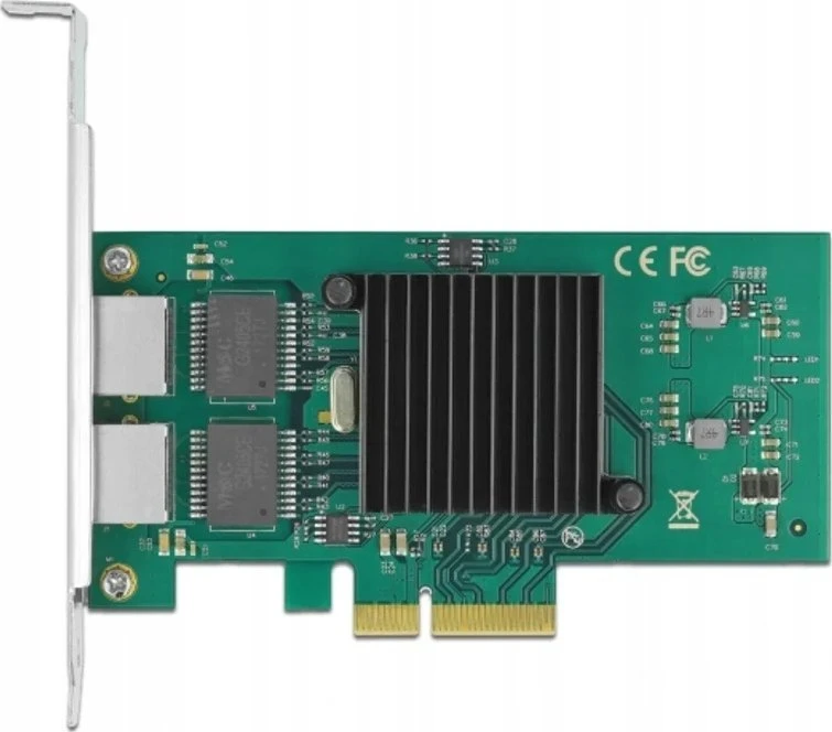 Delock PCI Express x4 kortelė 2 x RJ45 Gigabit LAN i82576