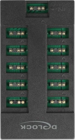 Šakotuvas Delock RGB Hub skirtas ARGB šviesos diodams su 10 prievadų