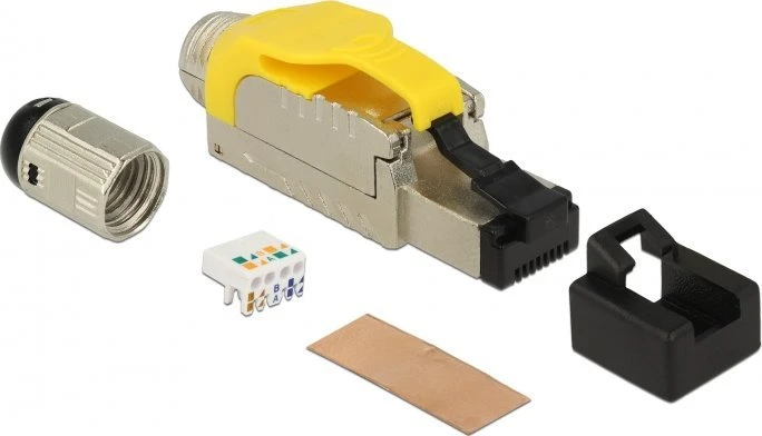 Delock RJ45 kištuko lauko mazgas Cat.6A metalinis