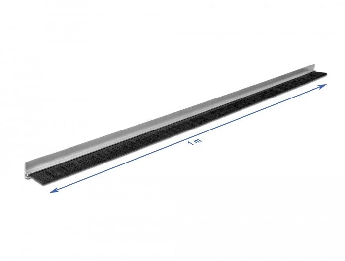Delock DeLOCK juosta 40 mm su kampuotu aliuminio profiliu – ilgis 1 m, juoda, aliuminis, plastikas, stačiakampė, 1000 mm, 40 mm, Kinija