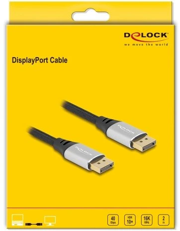 Kabelis Delock HDMI - HDMI 2m juoda (80634)
