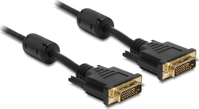 Delock Cable DVI 24+1 vyriškas > DVI 24+1 kišas 3 m juodas