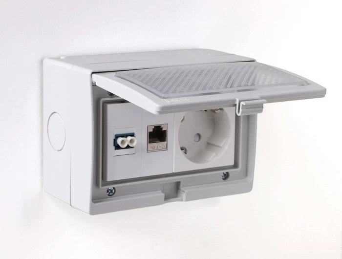Delock Easy 45 Obudowa natynkowa IP55 neperšlampamas 4 Port (81624)