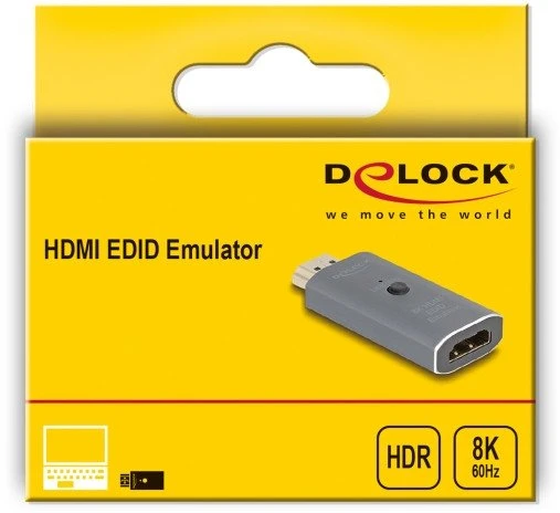 DeLOCK 64324, HDMI, HDMI, Antracito spalvos