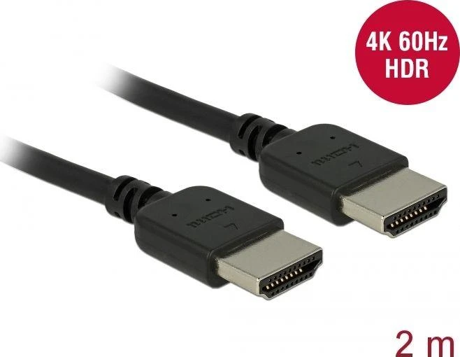 Delock Premium HDMI laidas 4K 60 Hz 2 m