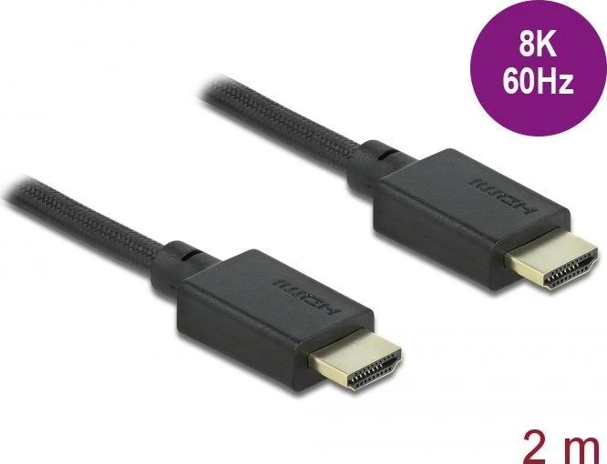Delock didelės spartos HDMI kabelis 48 Gbps 8K 60 Hz 2 m