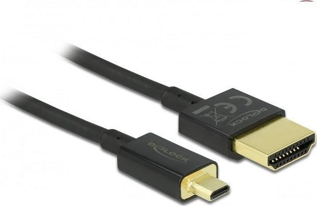 HDMI Micro į HDMI kabelis su auksuotomis jungtimis