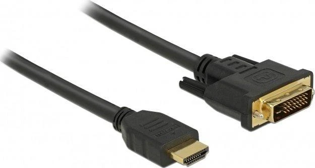 DELOCK HDMI į DVI 24+1 dvikryptis kabelis 1 m