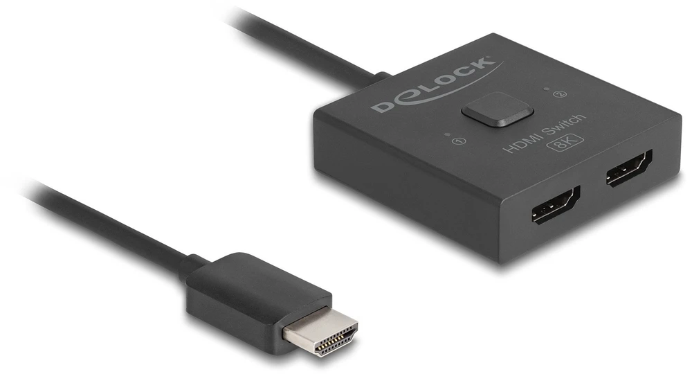 Delock Delock HDMI Switch 2 auf 1 bidirektional 8K