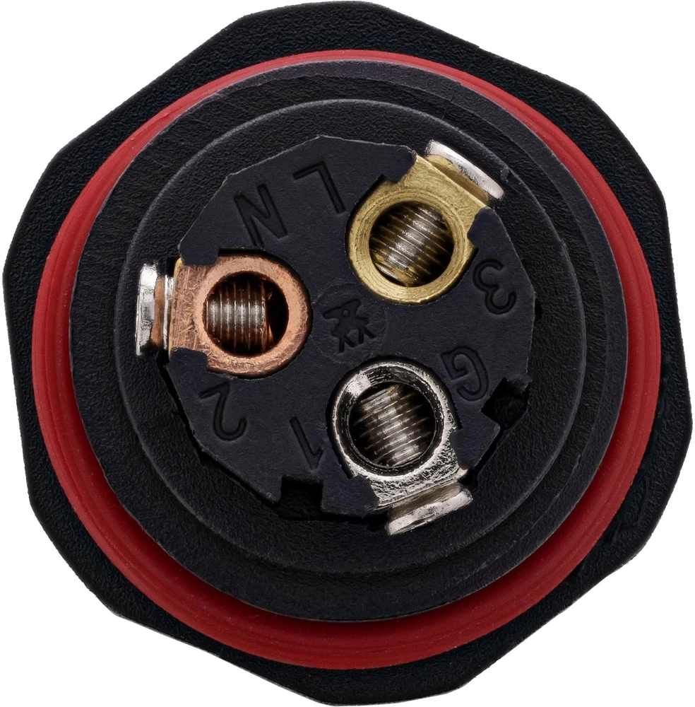 „Delock InLine 69927U“ T tipo jungtis – atspari vandeniui IP68 – 3 išėjimai – M20 sriegis – 4–14 mm kabelio skersmuo – 500 V – 24 A – juoda