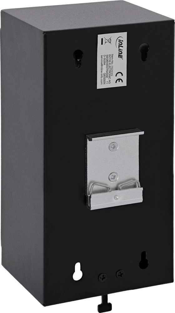 Delock InLine® 12 prievadų Cat.6A skirstytuvas sienai/bėgiui su Keystone moduliais