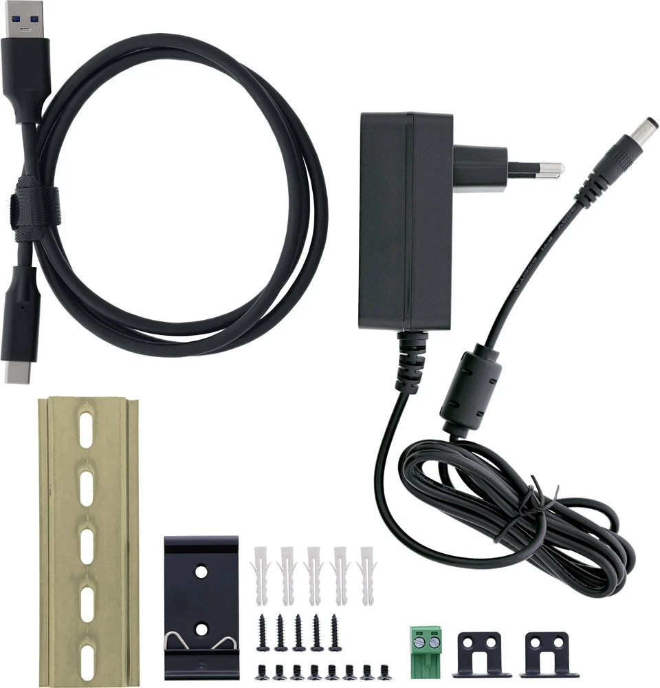 Delock InLine® USB 3.2 Gen.1 pramoninis šakotuvas, USB-C, 4 prievadų, su maitinimo šaltiniu