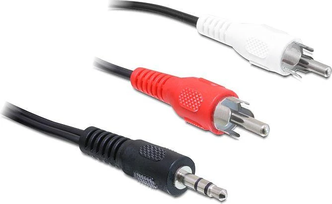 Garso kabelis 3.5 mm į 2xRCA
