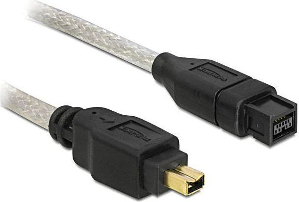 Delock Firewire 9-PIN - Firewire 4-PIN, 1 m, Baltas (82588)