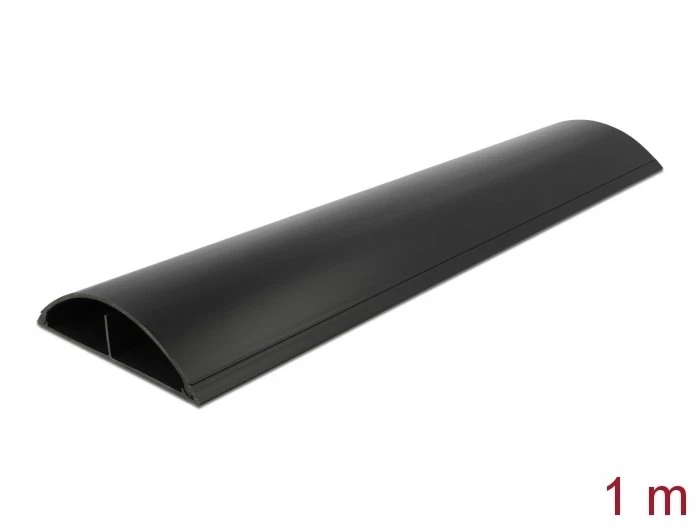 Delock Korytko kablowe 119 x 26 mm - ilgis 1 m juoda (20713)