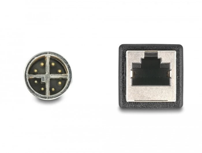 M12 į RJ45 adapterio jungtys