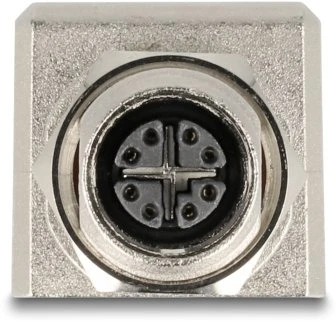 Delock M12 Adapteris X-kodowany 8 Pin gniazdo do RJ45 gniazdo Cat.6A STP ekranowany prosty (60087)