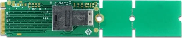 „DeLOCK“ adapteris M.2 M rakto į SFF-8643 NVMe 22110 / 2280 / 2260, M.2, SFF-8643, žalias, pakabinimo dėžutė