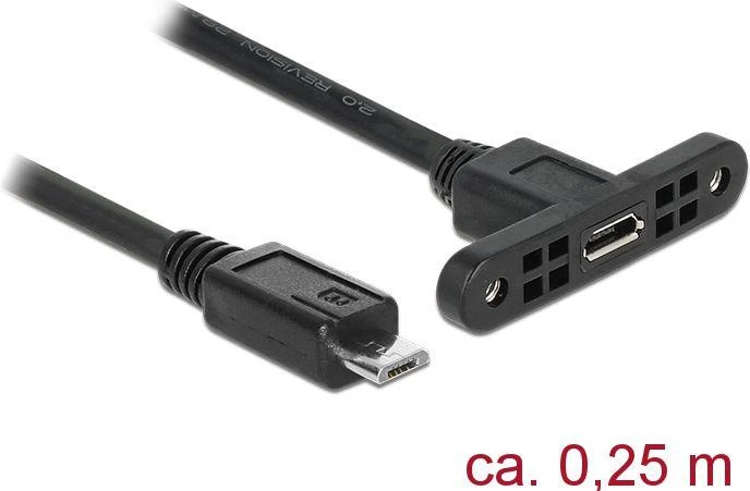 „Delock Cable USB 2.0 Micro-B“ lizdas, skirtas montuoti > USB 2.0 mikrofonas