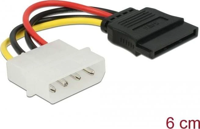 DELOCK Adapteris Power SATA HDD -> 4 smeigtukas/vyras 6 cm