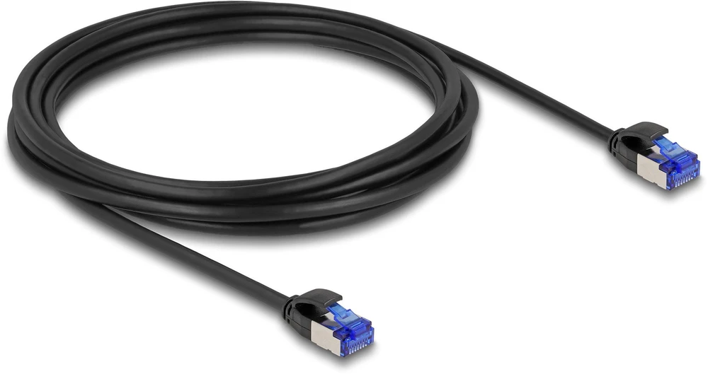 Delock Kabelis sieciowy RJ45 Cat.6A S/FTP 3 m Juodas (80229)