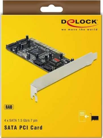RAID SATA PCI 4x Delock SATA Raid 0,1