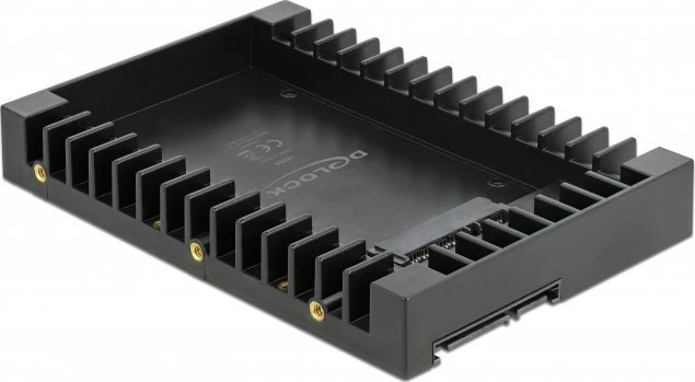 Delock 3,5" tvirtinimo rėmas 2,5" SATA diskui juodas