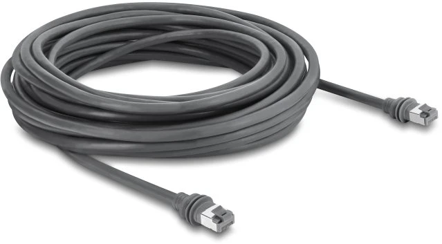 Delock Kabelis krosowy RJ45 Cat.6 10 m Pilka (90666)