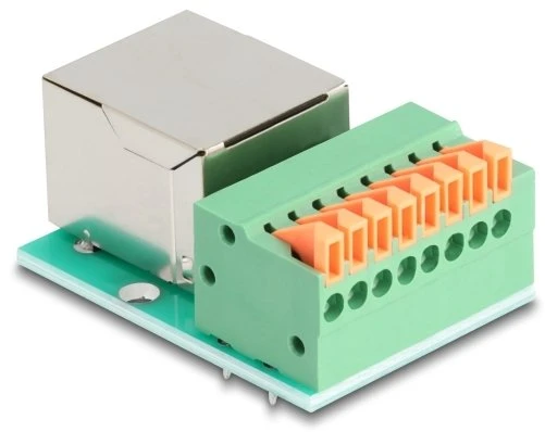 Delock RJ45 lizdas su mygtuku Cat.5e