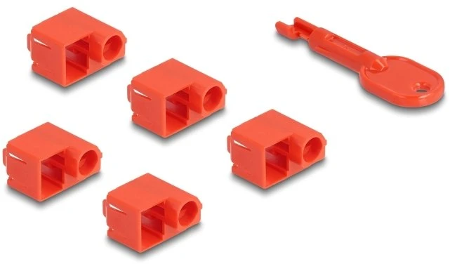 Delock RJ45 prievado blokavimo rinkinys RJ45 kištukams 10 vnt.