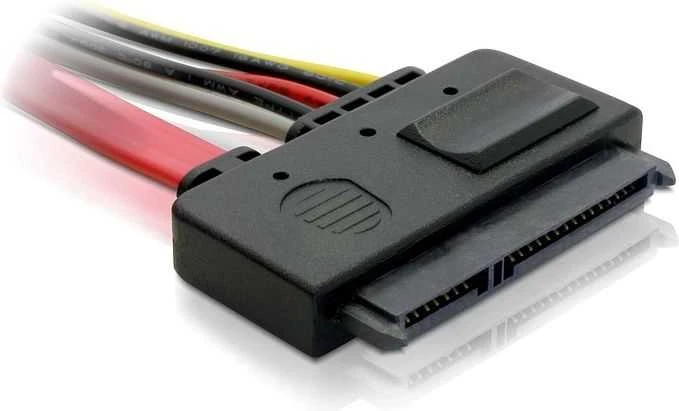 DELOCK kabelis SATA 22 kontaktų > 22 kontaktų vyriškas/moteris prailginimas 20 cm