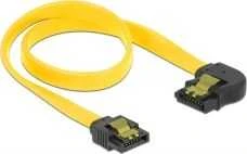 DELOCK Cable SATA 6Gb/s 30cm kairysis/tiesus metalinis