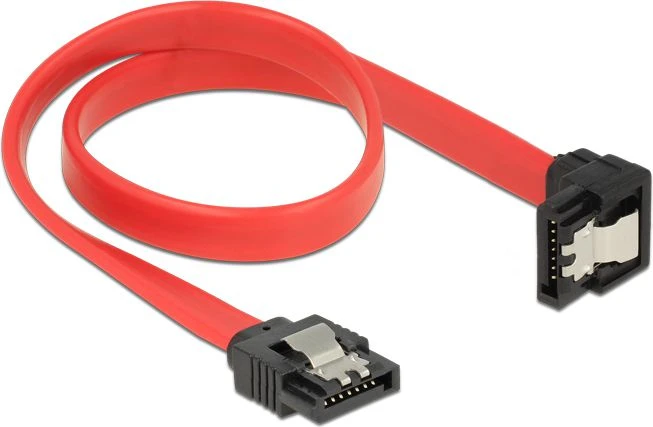 Delock SATA - SATA, 0.3m, Raudona (83978)