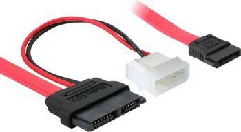 DELOCK kabelis SATA Sliml.All-in-One7+6pin 5V Bu
