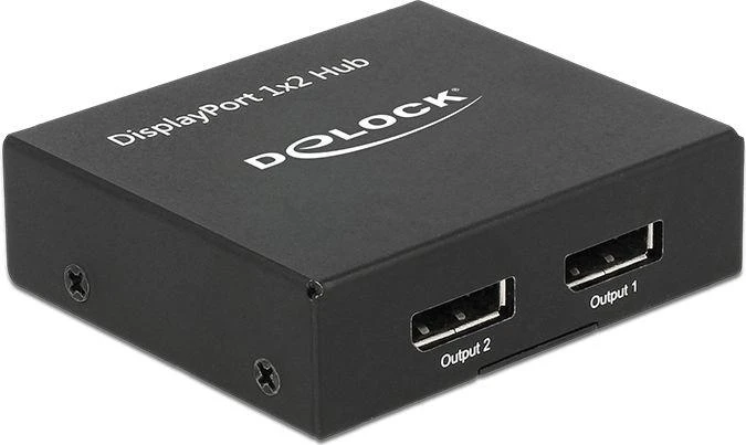 Delock Splitter 1x DisplayPort – 2x DisplayPort (87691)