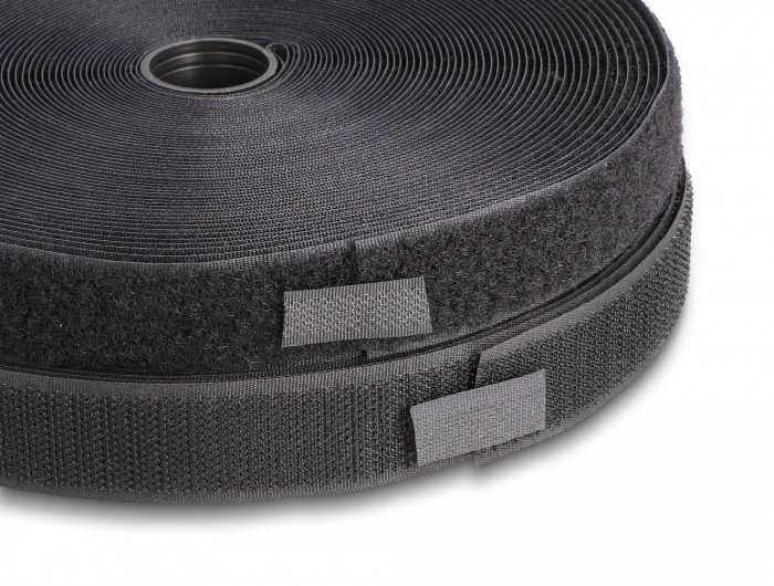 Delock DELOCK Patvarus lipnus velcro lipnus 25m x 25mm SW