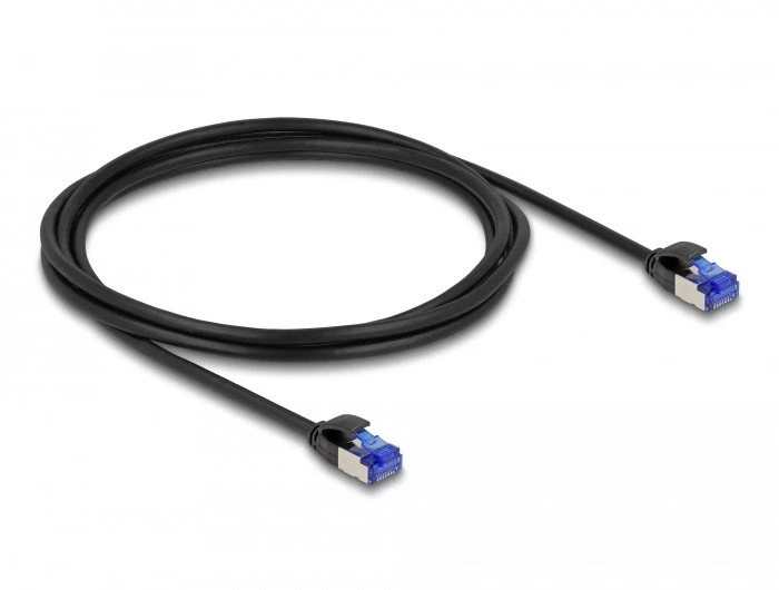 Delock Kabelis RJ45 Cat.6A S/FTP 2 m Juodas (80228)