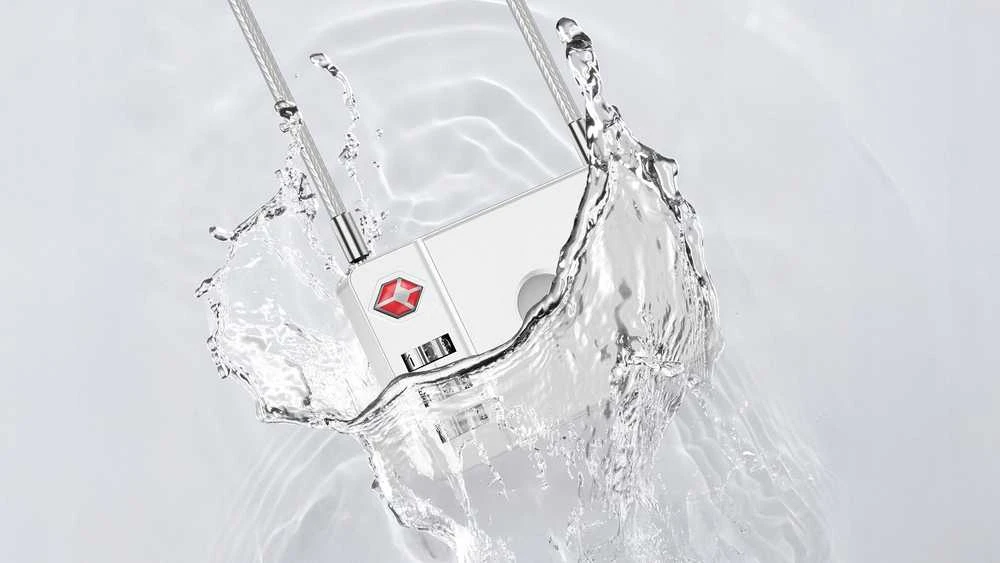 MiLi GPS Bluetooth MiLock sekiklis HD-P16-L (tik Apple) bagažo užraktas baltas