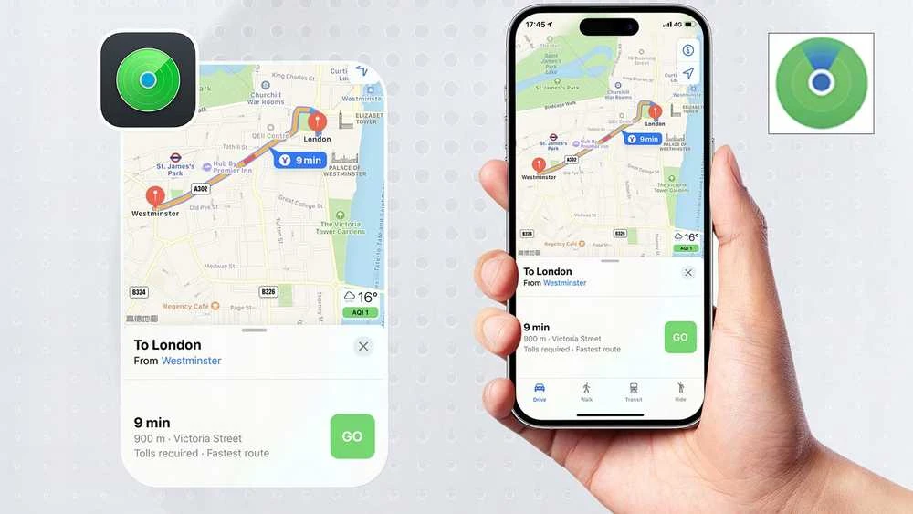MiLi GPS Bluetooth MiLock sekiklis HD-P16-L (tik Apple) bagažo užraktas baltas