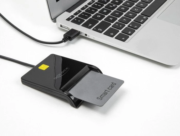 Skaitytuvas Delock DELOCK USB 2.0 Smartcard Kartenleser f�r Smartcards mit Kontaktchip