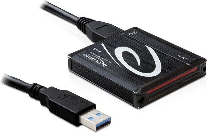 DLC DeLOCK USB 3.0 Card Reader All in 1 kortelių skaitytuvas USB 3.2 Gen 1 (3.1 Gen 1) Juoda