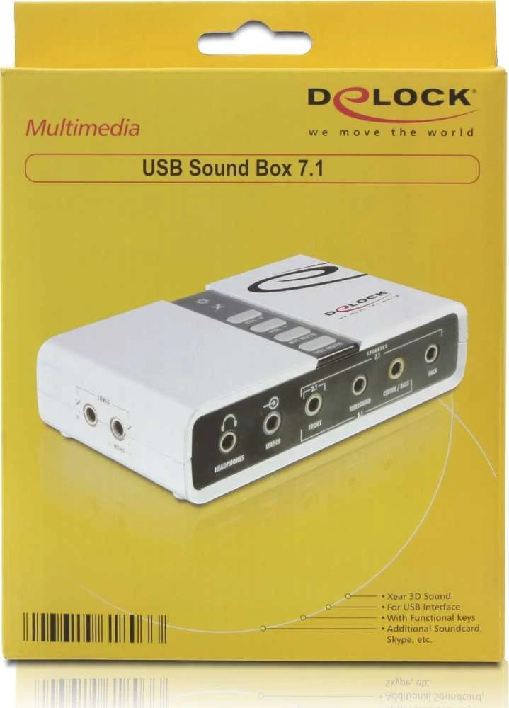 „Delock USB SoundBox 7.1“.