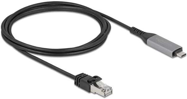 Delock USB Type-C™ do RJ45 Gigabit Ethernet 2m Juodas (60760)