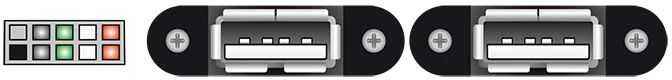 Delock USB zew. - USB wew., 0.25m, Juodas (84832)