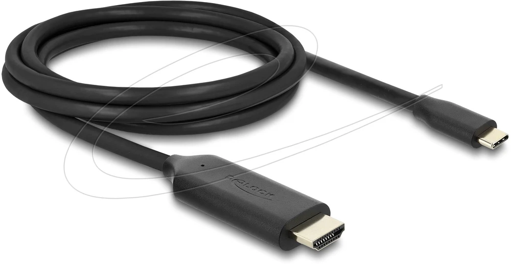 Delock USB Type-C do HDMI kabelis (DP Alt Mode) 8K 60 Hz su HDR funkcja 2 m juoda