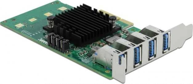 „Delock“ valdiklis PCIe 2.0 x4 - 4x USB 3.0 (89048)