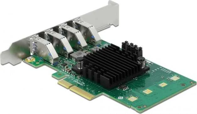 „Delock“ valdiklis PCIe 2.0 x4 - 4x USB 3.0 (89048)