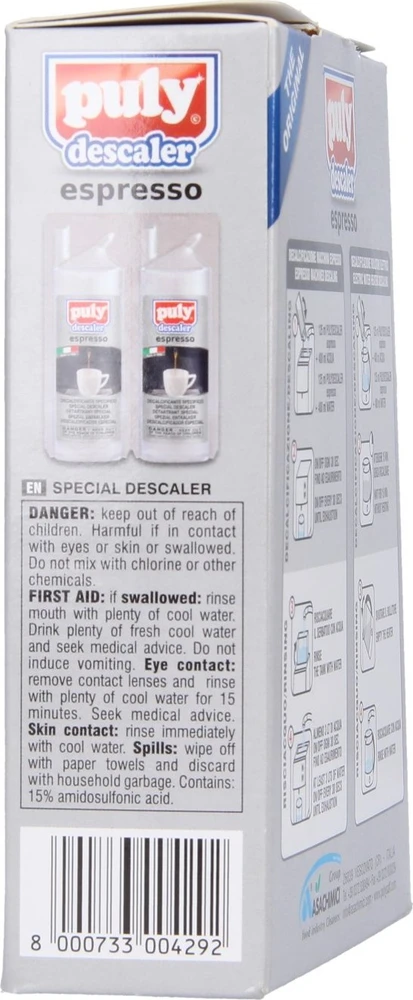 Descaling liquid Puly Espresso, 2 pcs.